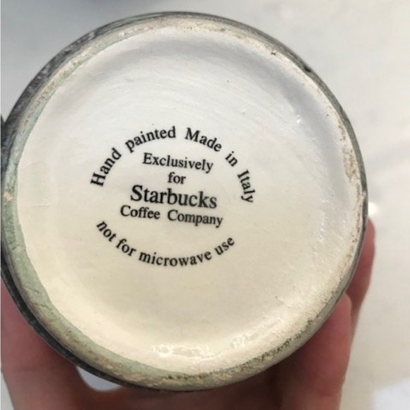 Starbucks Cup ~ Rare Vintage One-a-kind Hand Painted in Italy. Collectible! - Picture 10 of 10